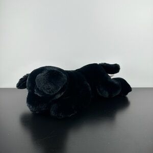 Russ Berrie Ginger Black Lab Puppy Dog 12” Labrador Plush Stuffed Animal